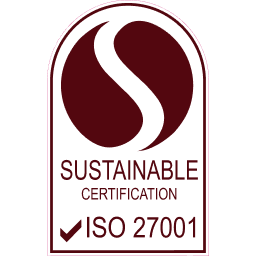 ISO 27001:2022 certified by Sustainable Certification